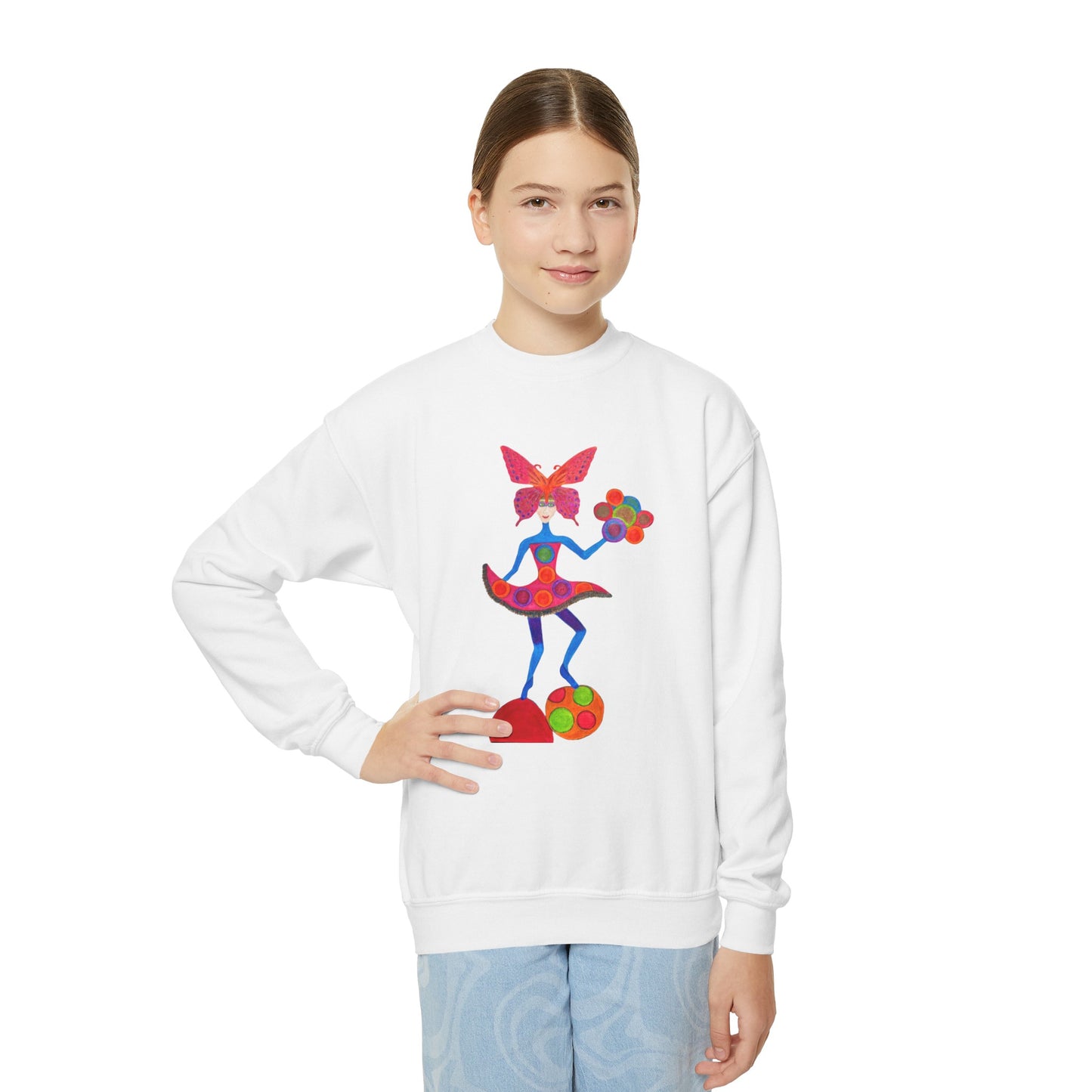 Ballerina Babes (Mia) - Youth Crewneck Sweatshirt