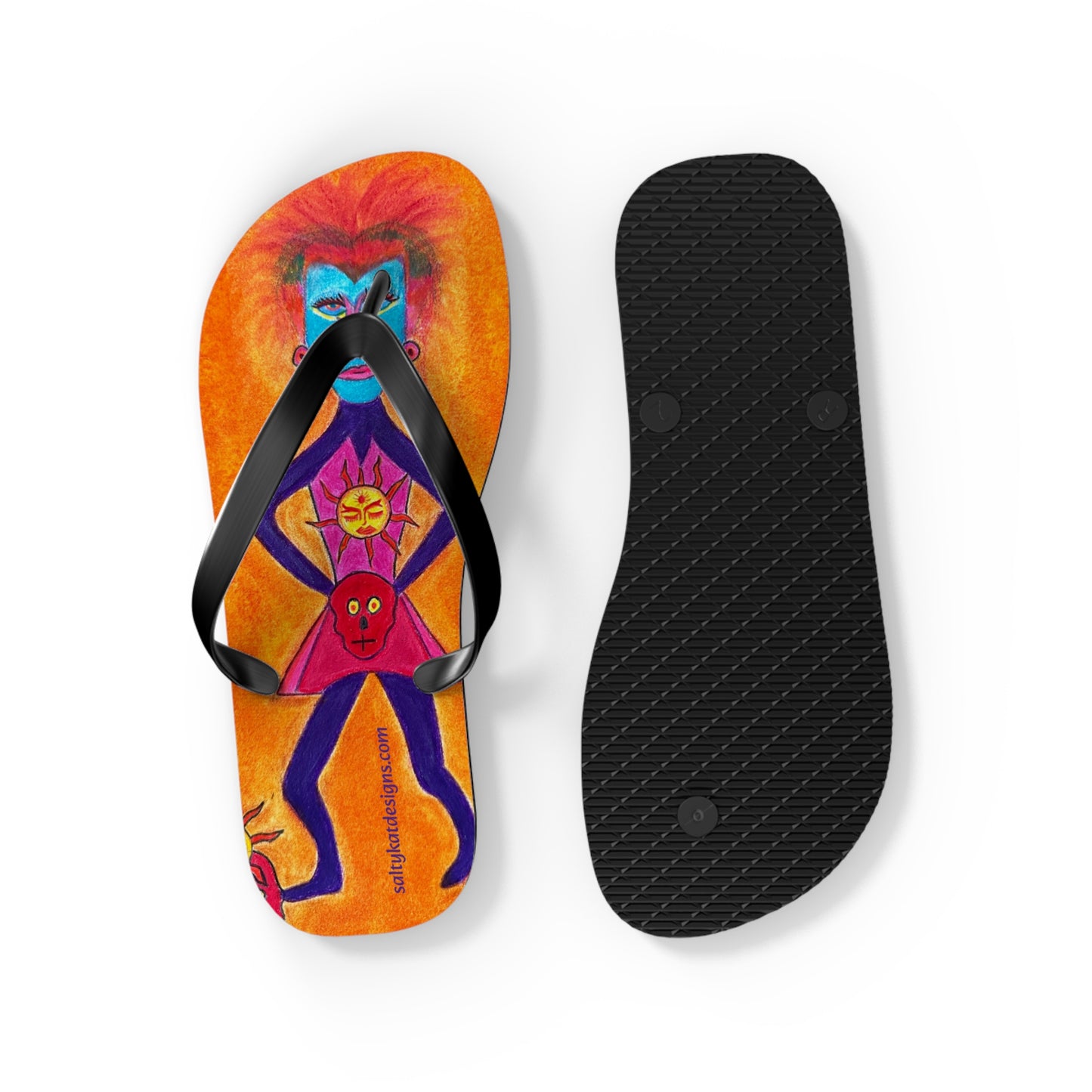 Super Heroine "Burst" - Flip Flops (M) 9-10