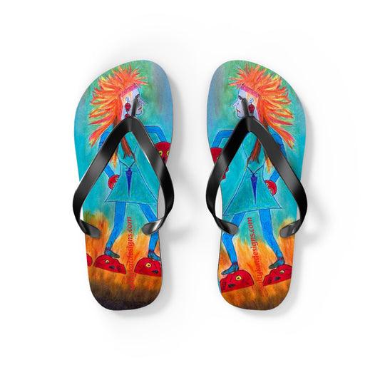 Super Heroine "Fire Walker" - Flip Flops (S)