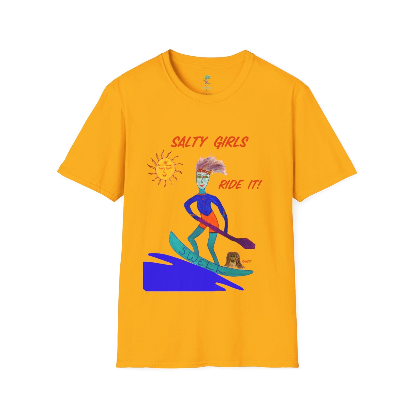 Salty Swell and Chief - "Ride it!" Adult Unisex T