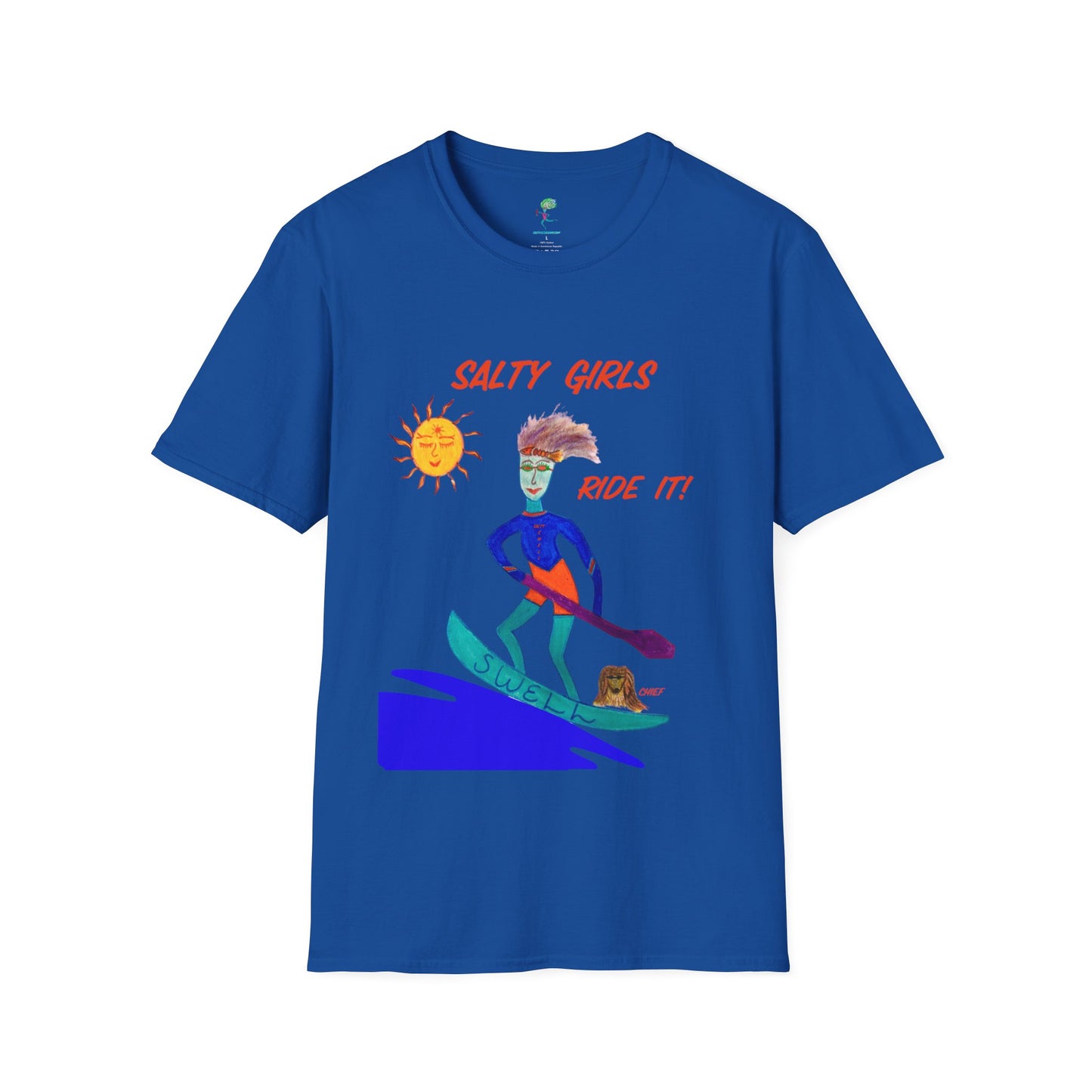 Salty Swell and Chief - "Ride it!" Adult Unisex T