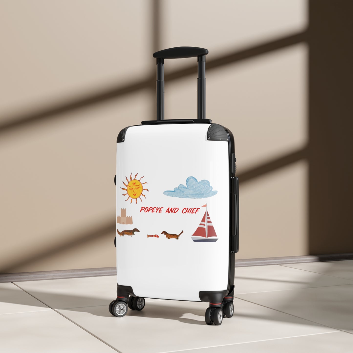 Popeye and Chief - Small Weekender Suitcase