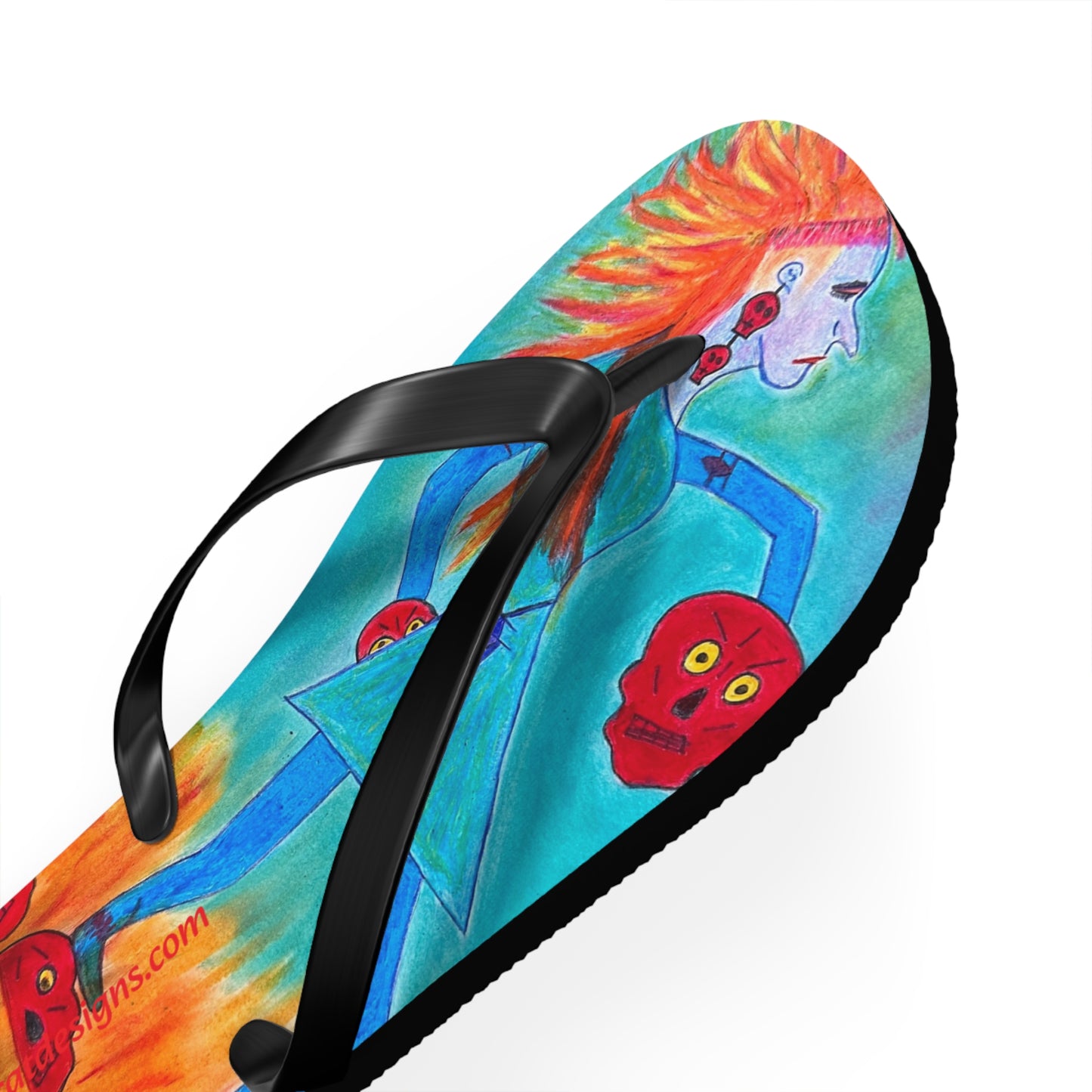 Super Heroine "Fire Walker" - Flip Flops (L) 11-12