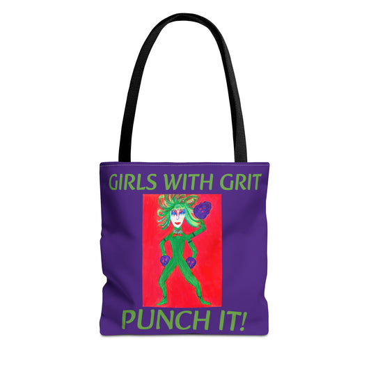 Girls With Grit "Punch It!" - Tote Bag