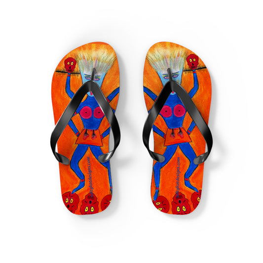 Super Heroine "CRUSH" - Flip Flops (S)