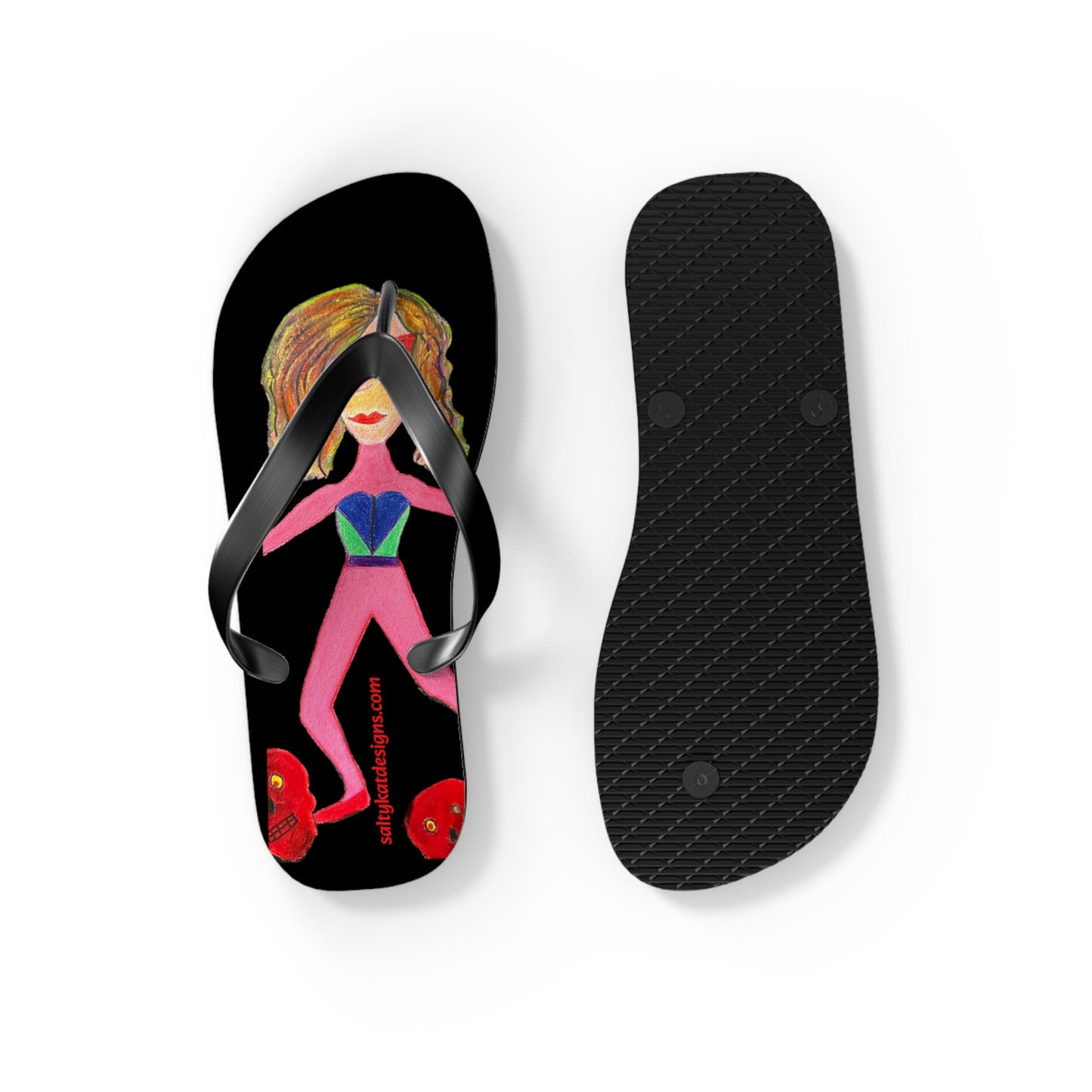 Super Heroine "PUSH" - Flip Flops (S)