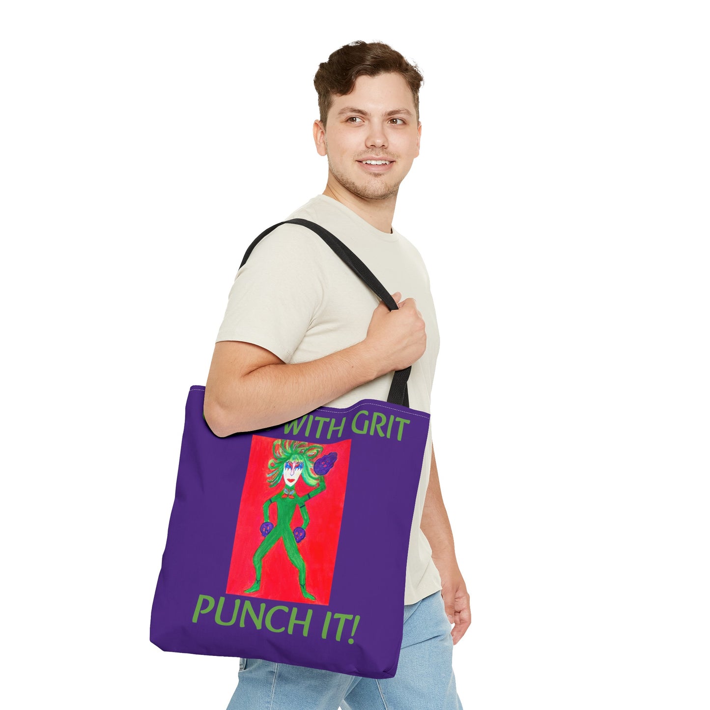 Girls With Grit "Punch It!" - Tote Bag