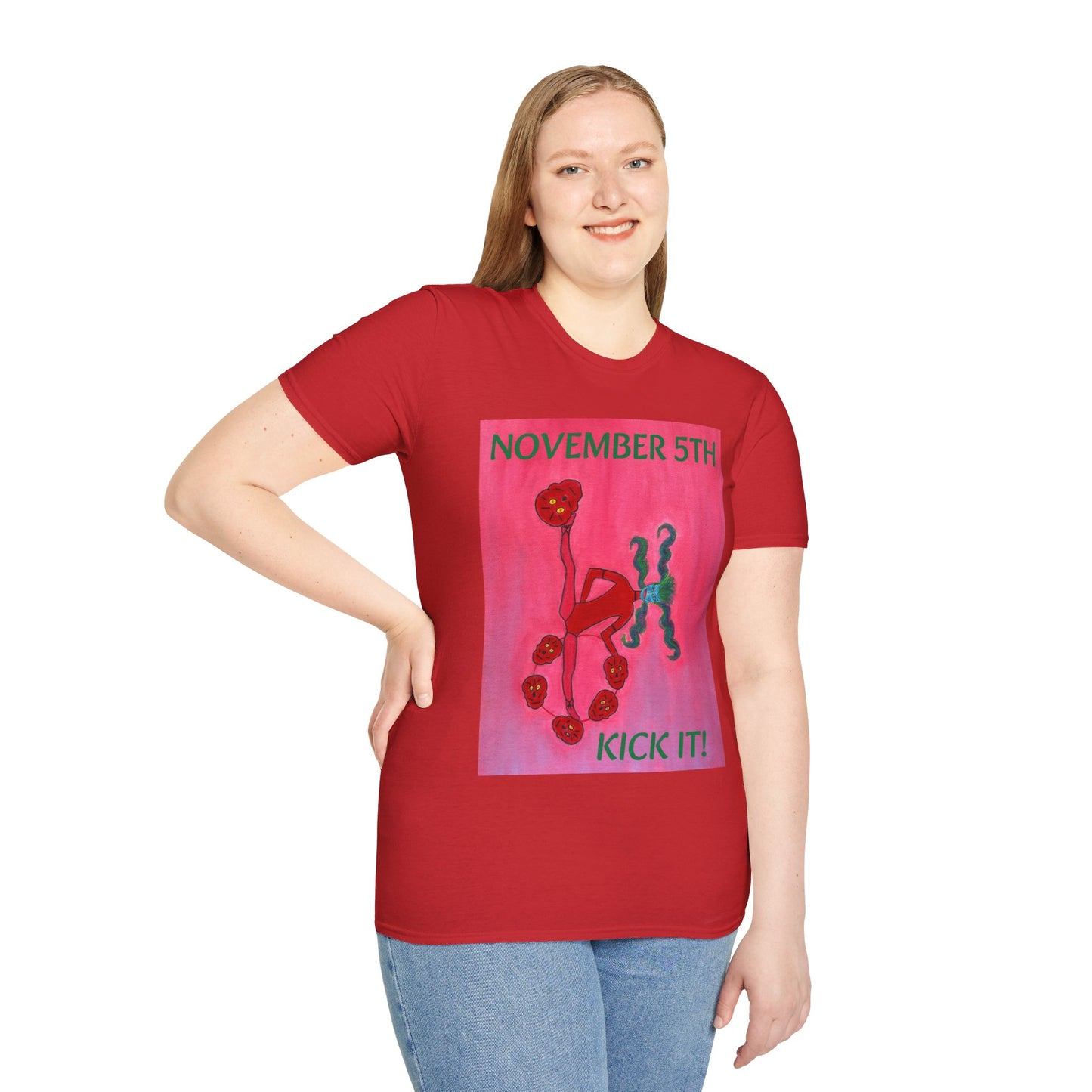 NOVEMBER 5TH "Kick Patriarchy To The Curb"  - Adult Unisex T Shirt