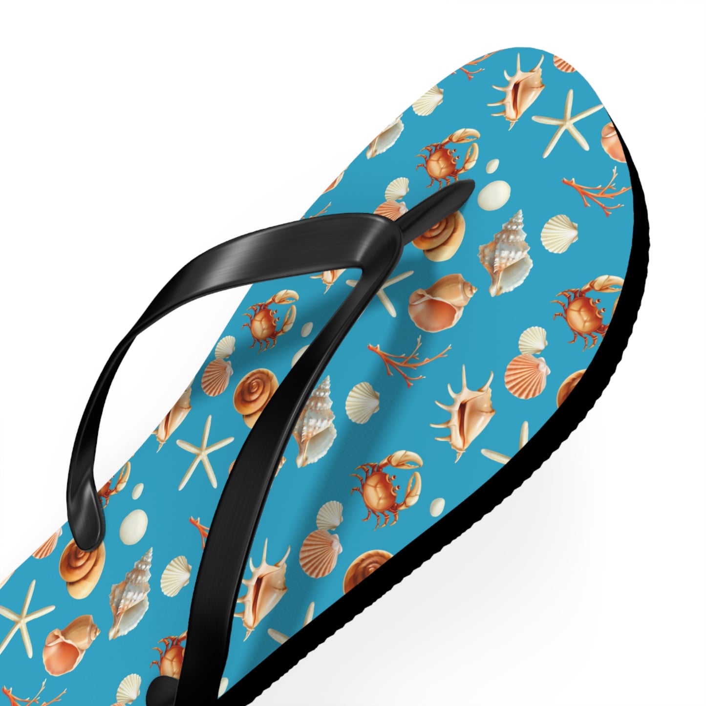 Sea Shells by the Seashore Flip Flops (S = 7/8  US)