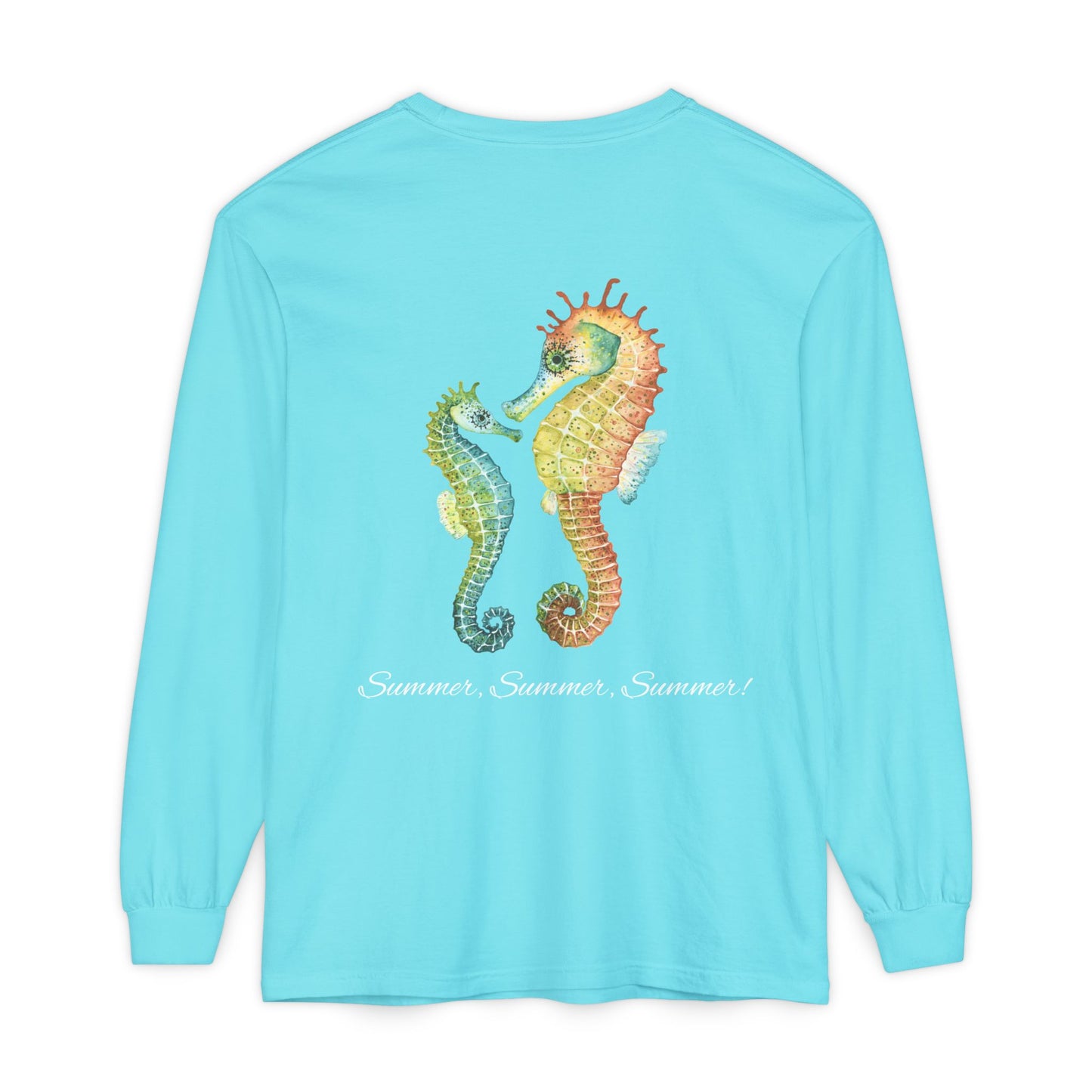 Seahorse - Summer, Summer, Summer -  Long Sleeve T-Shirt