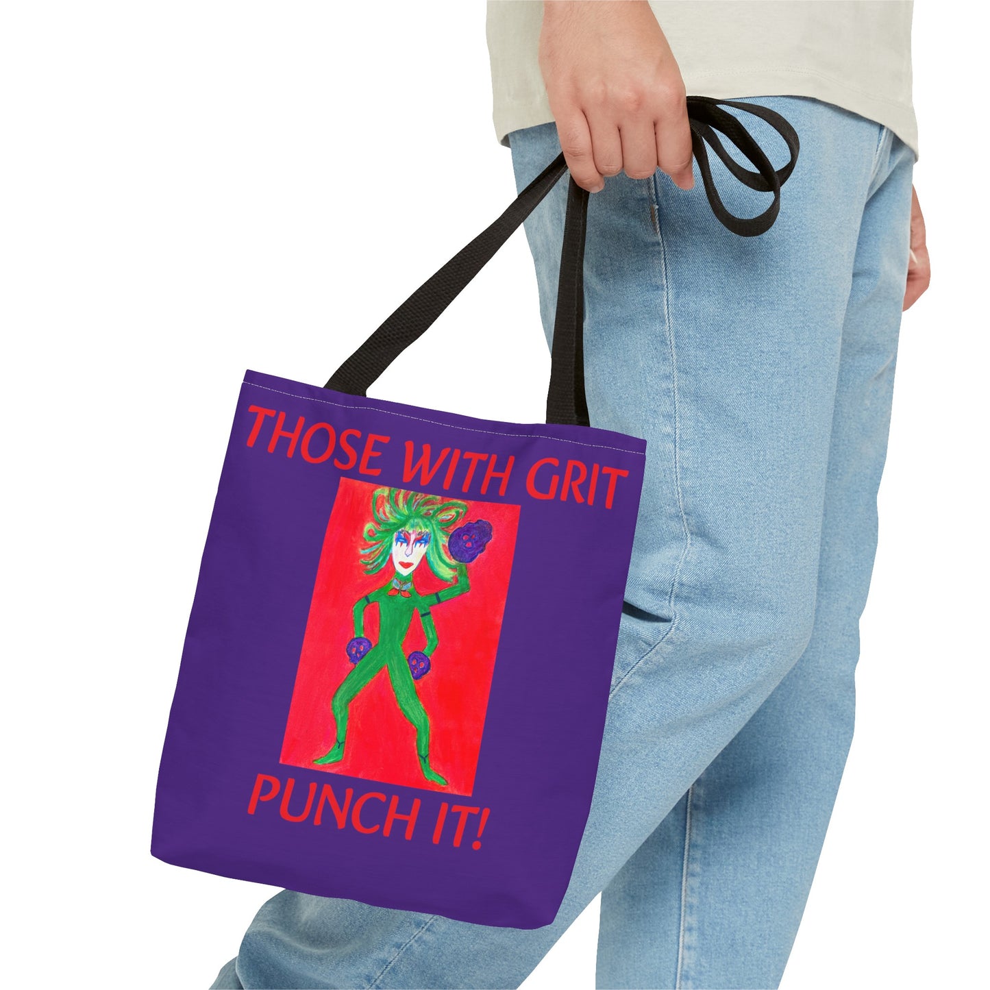 Those With Grit "Punch It!" -  NonbinaryTote Bag