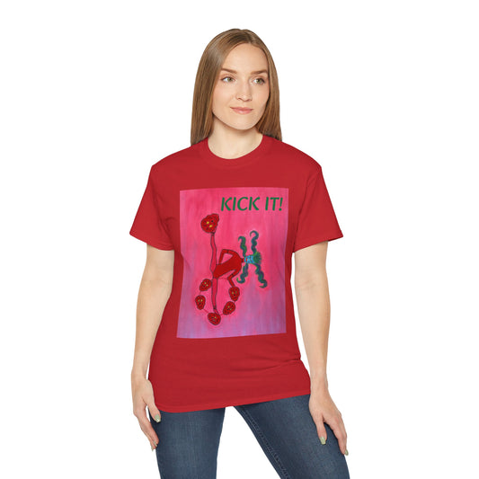 Girls With Grit "Kick It!" - Adult Unisex Ultra Cotton Tee