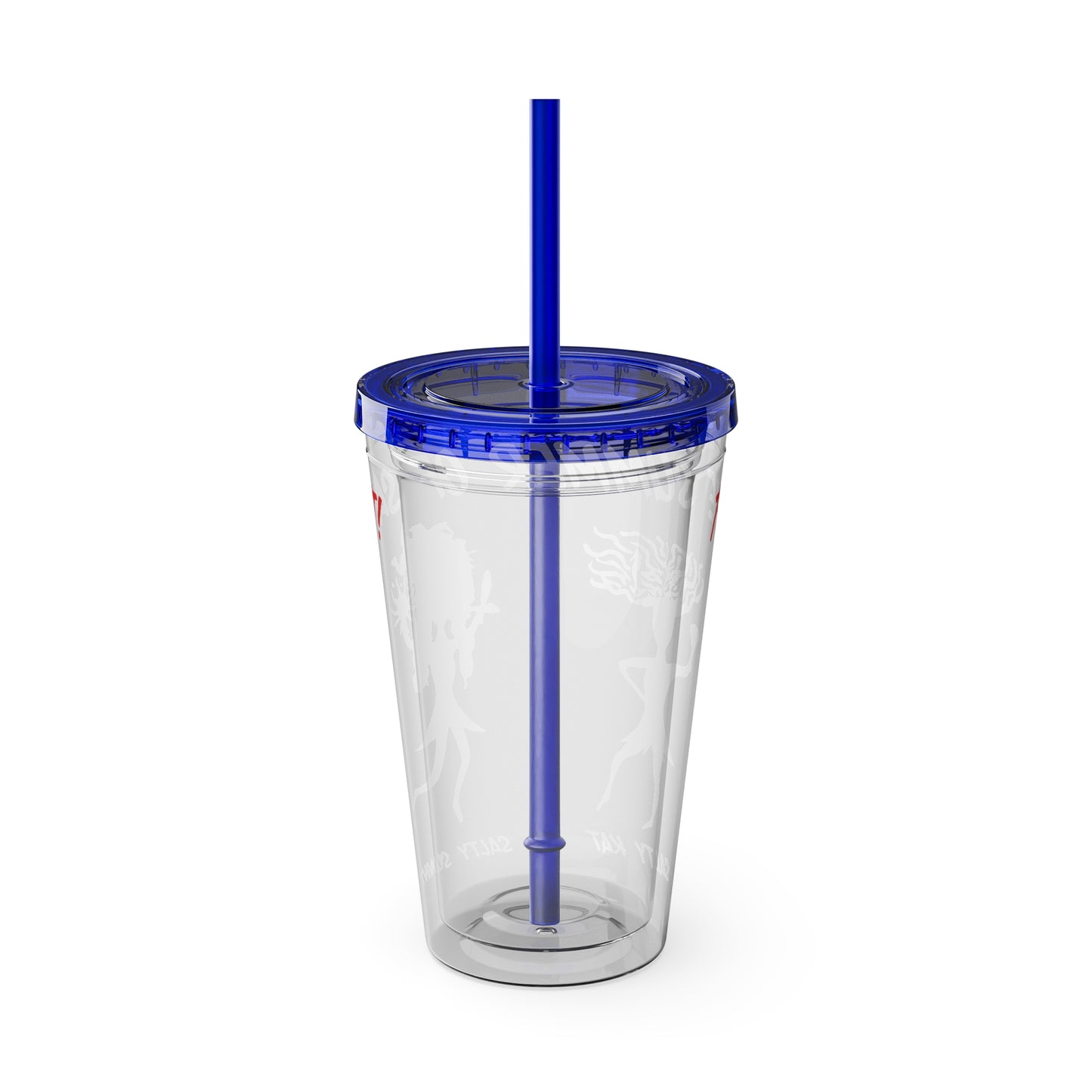 The Summer of Salt - Sunsplash Tumbler with Straw, 16oz