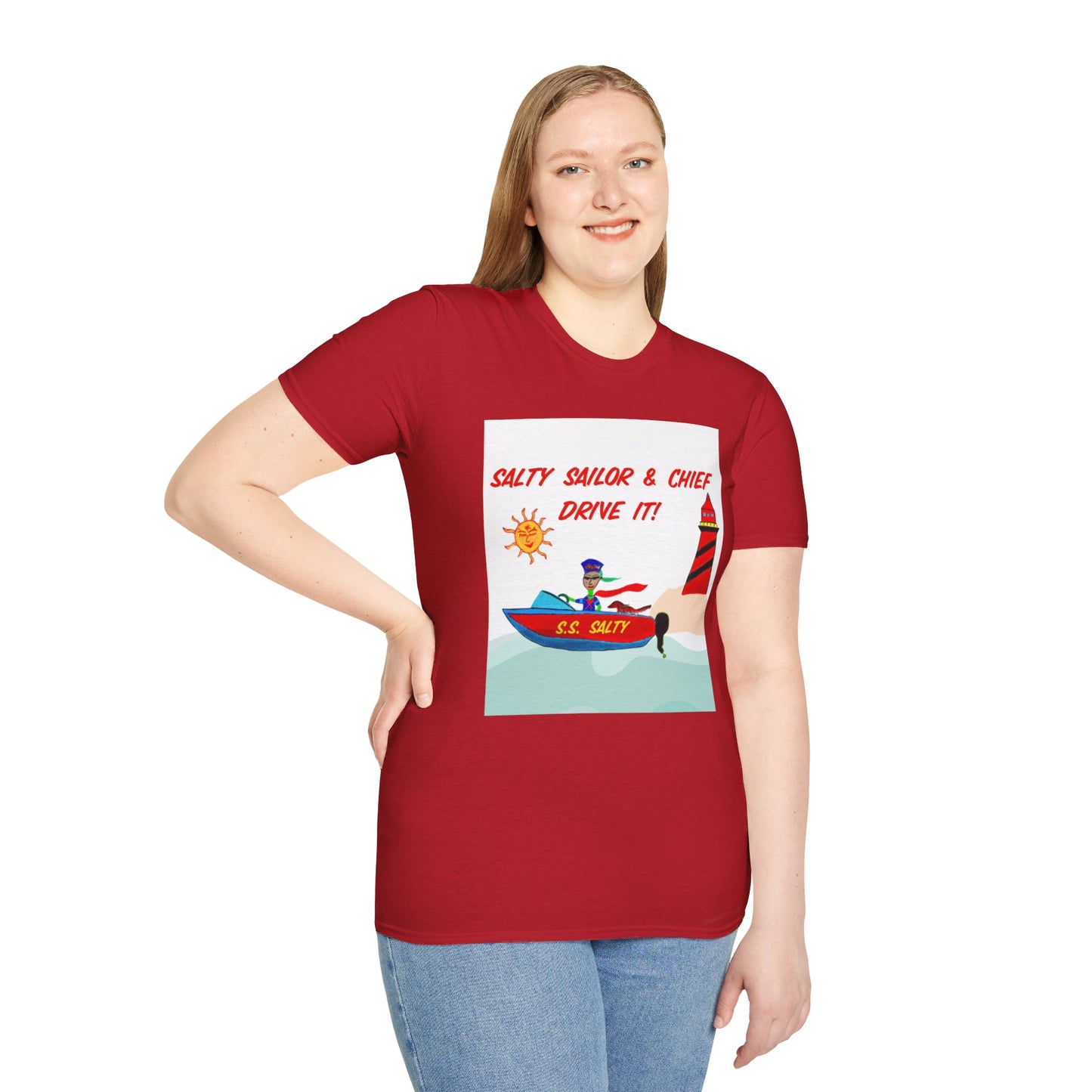 Salty Sailor and Chief - "Drive It!" Adult Unisex T