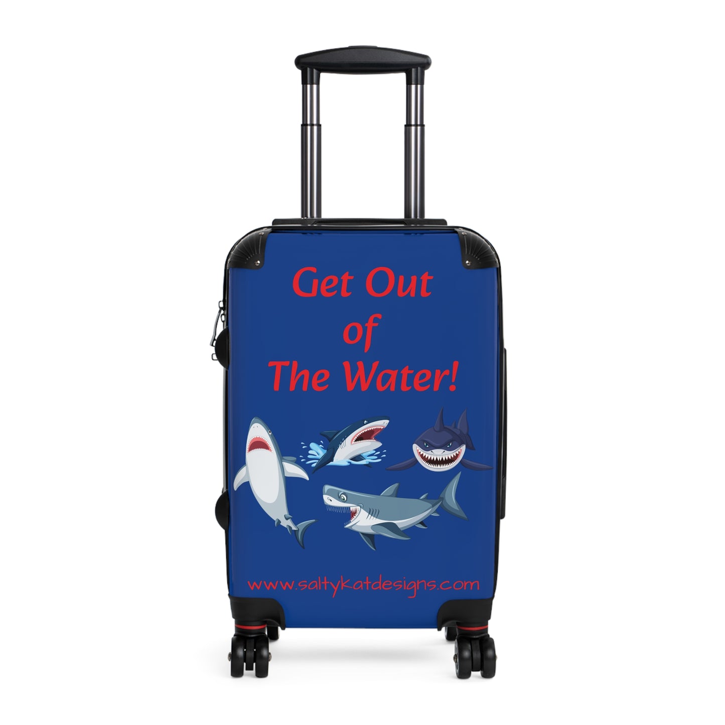 "GET OUT OF THE WATER!" Sharks Suitcase