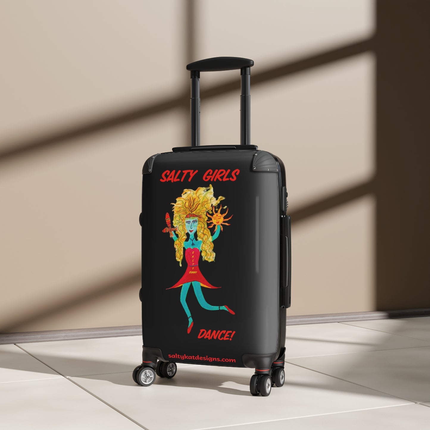 Salty Girls "Dance!" - Small Weekender Suitcase