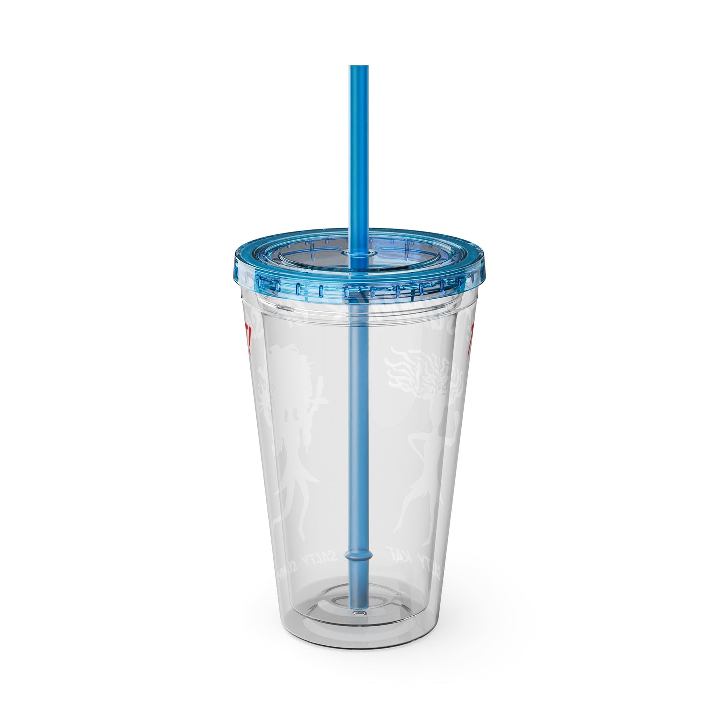 The Summer of Salt - Sunsplash Tumbler with Straw, 16oz