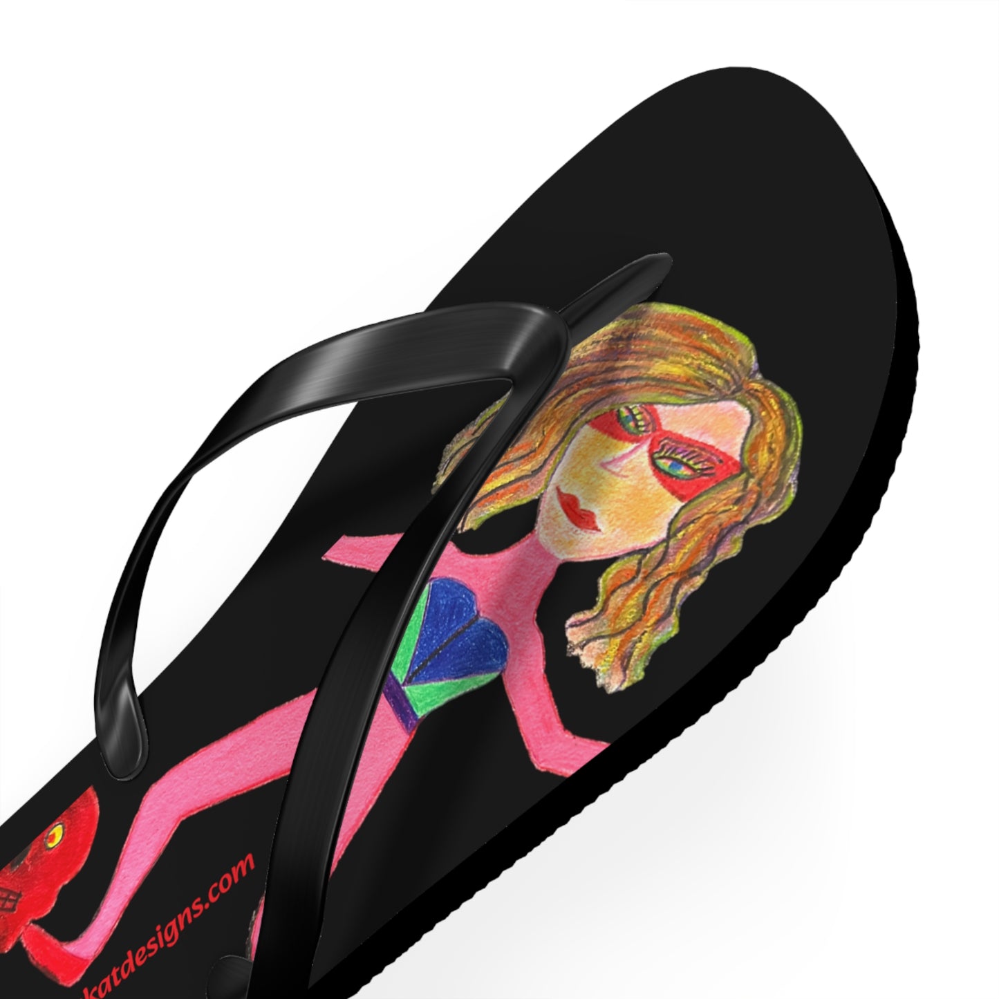 Super Heroine "PUSH" - Flip Flops (S)