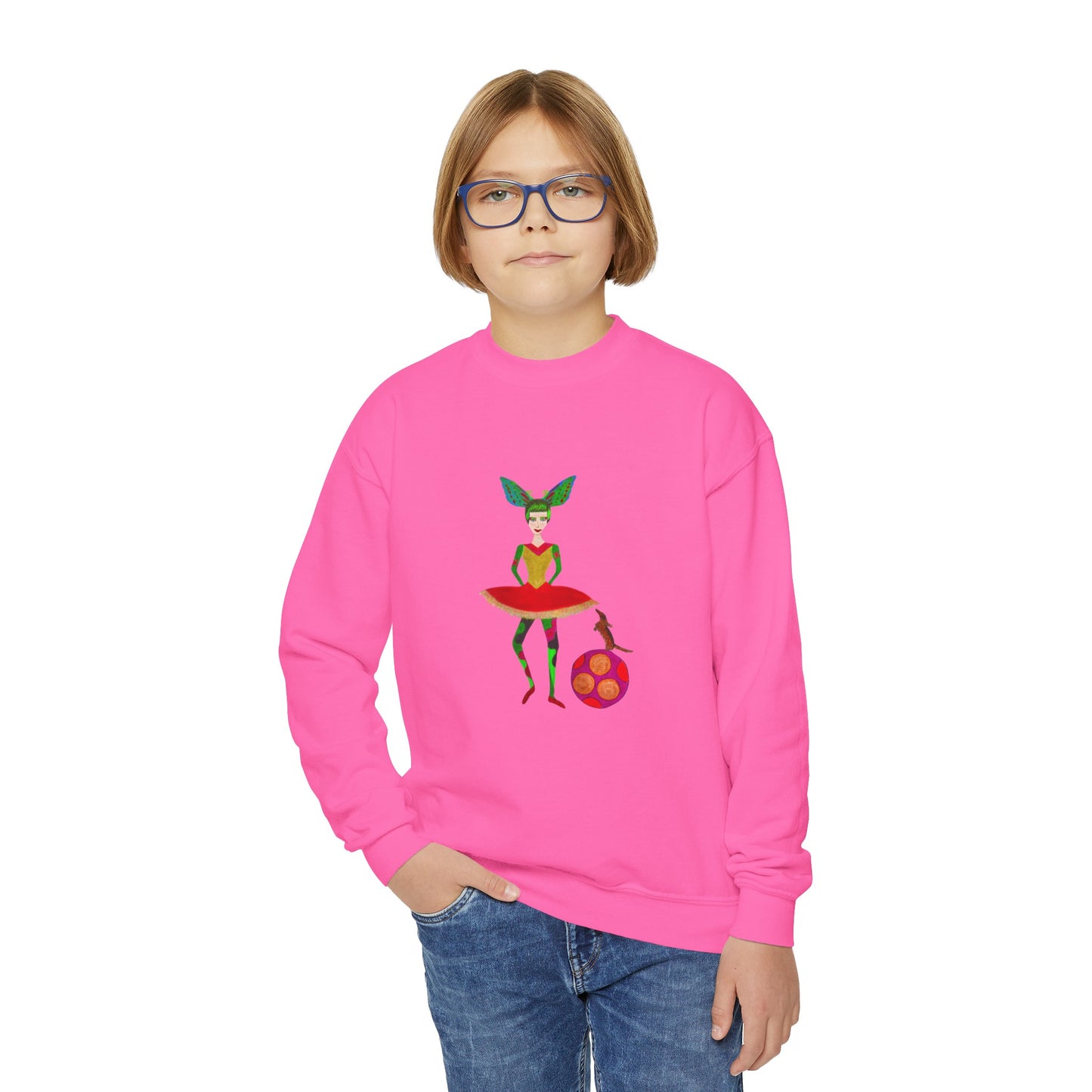 Ballerina Babes (Pia) - Youth Crewneck Sweatshirt