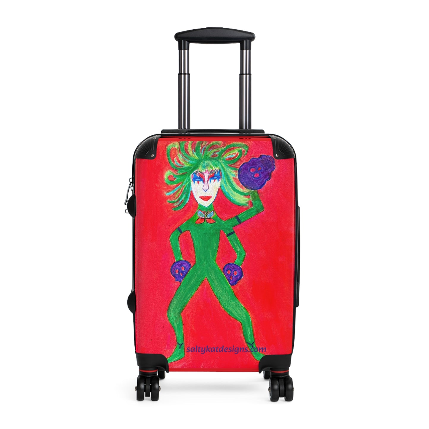 Super Heroine "Punch" - Small Weekender Suitcase