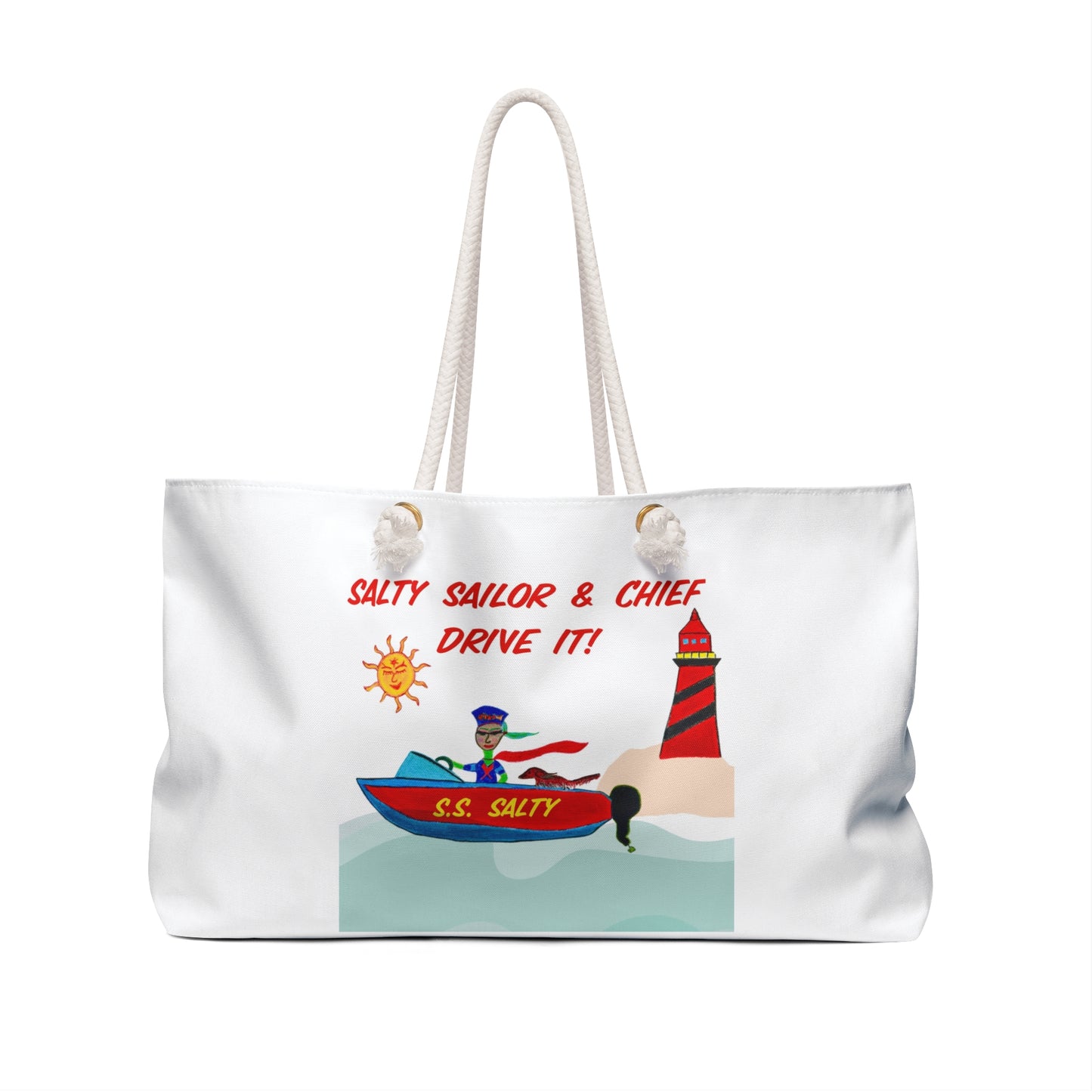 Salty Sailor and Chief - Beach/Boat Bag