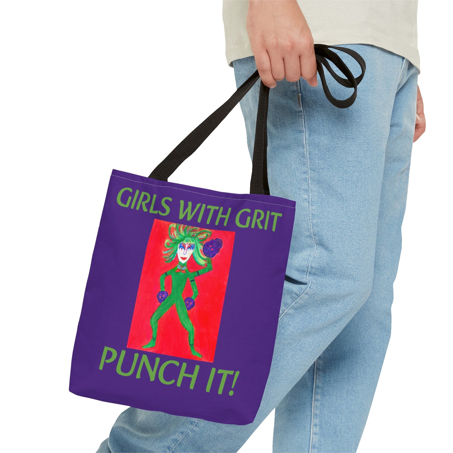 Girls With Grit "Punch It!" - Tote Bag