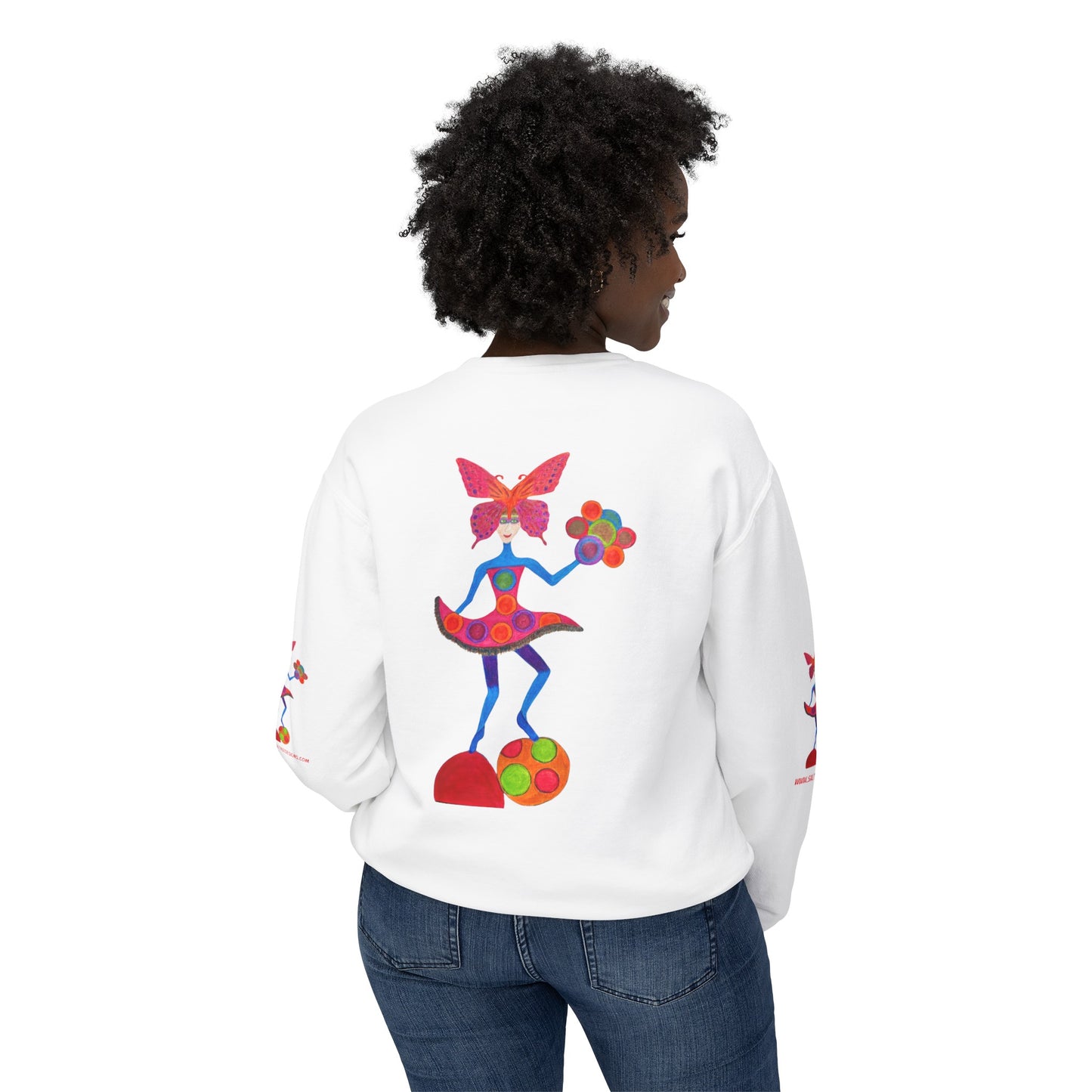 Ballerina Babes  (Mia) - AdultCrewneck Sweatshirt