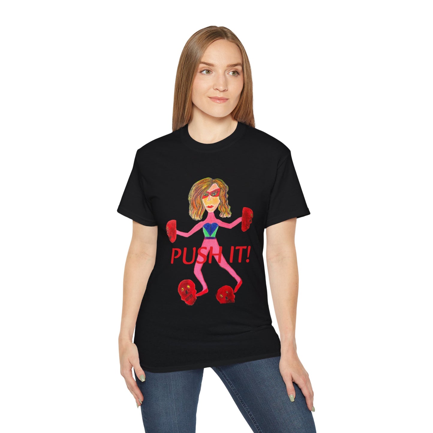 Girls With Grit "Push It!" - Adult  Unisex Ultra Cotton Tee