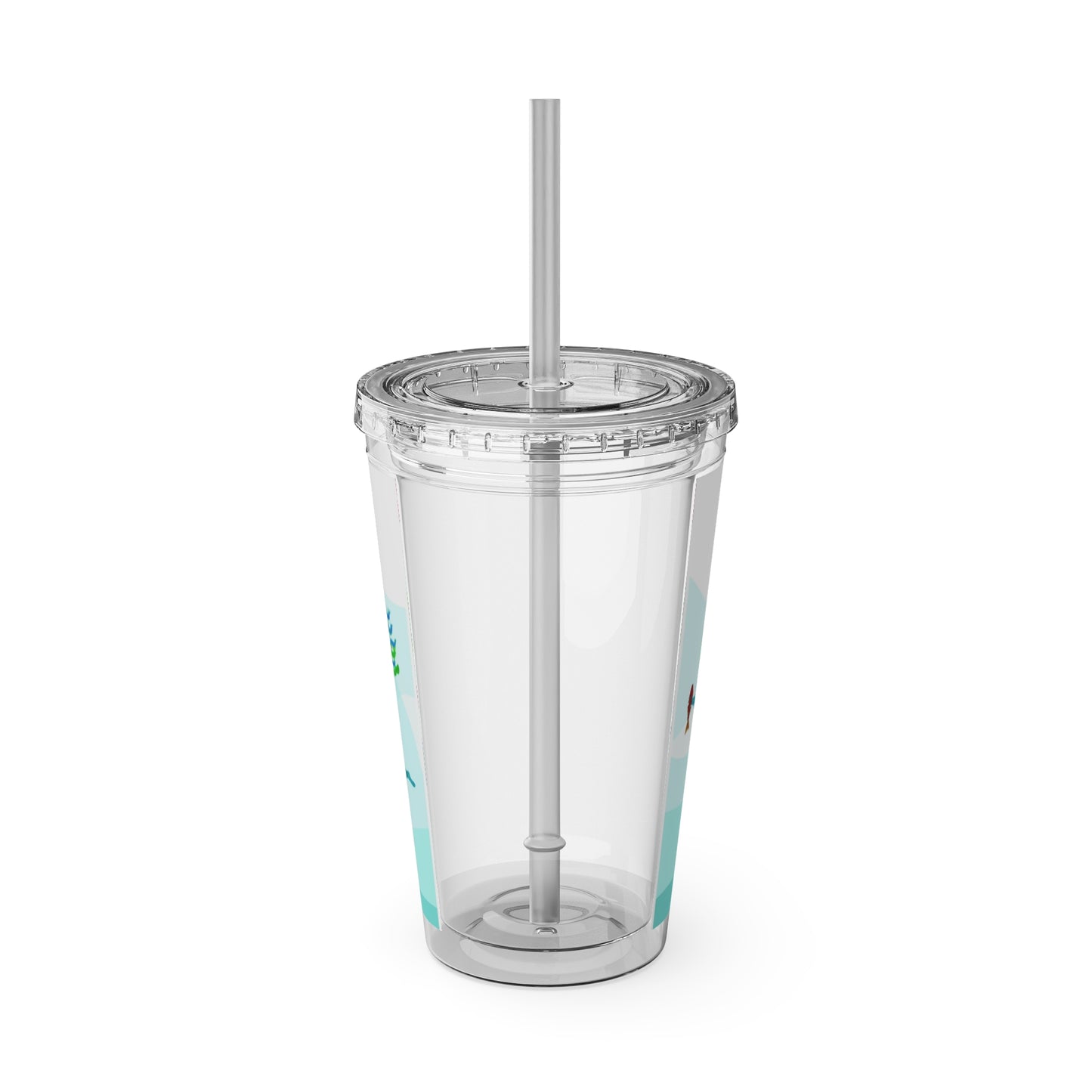 Salty Mer Girls - Sunsplash Tumbler with Straw, 16oz