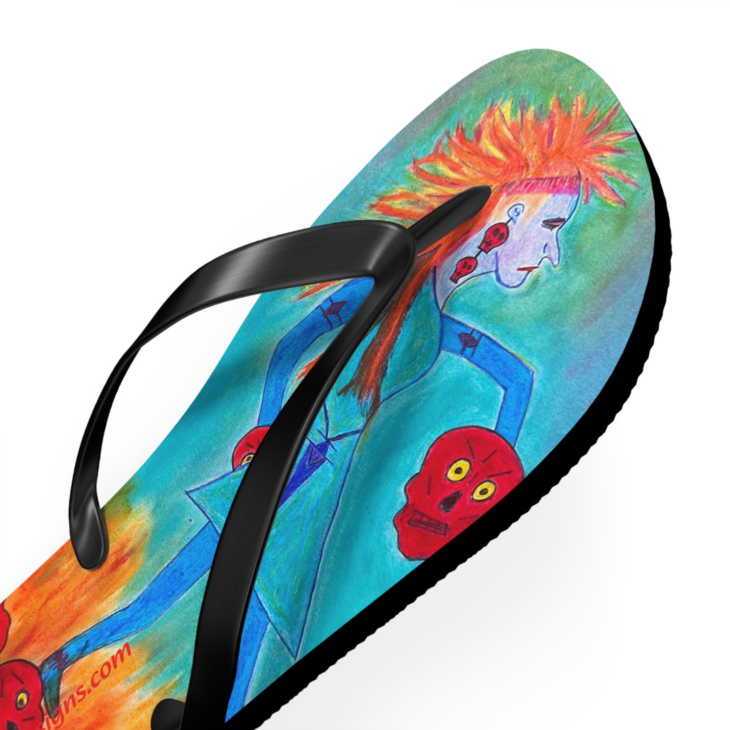 Super Heroine "Fire Walker" - Flip Flops (L) 11-12