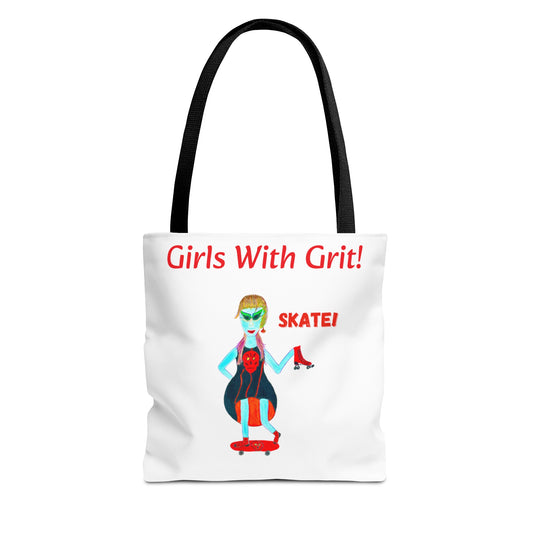 Girls With Grit - Skate! Tote Bag