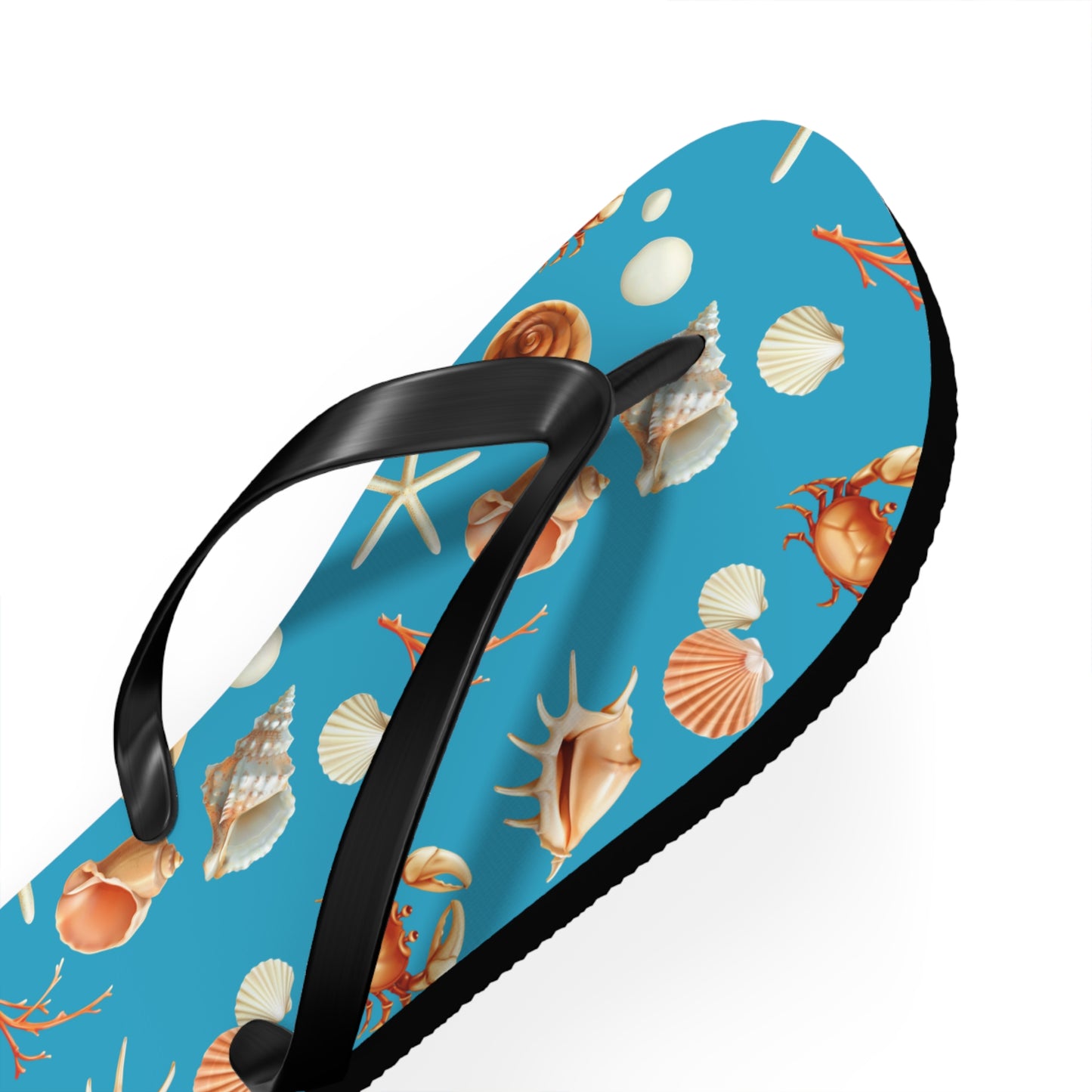 Sea Shells by the Seashore Flip Flops (L - 11/12 US)