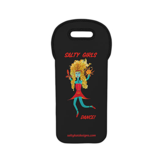 Salty Girls Dance - Wine Tote Bag