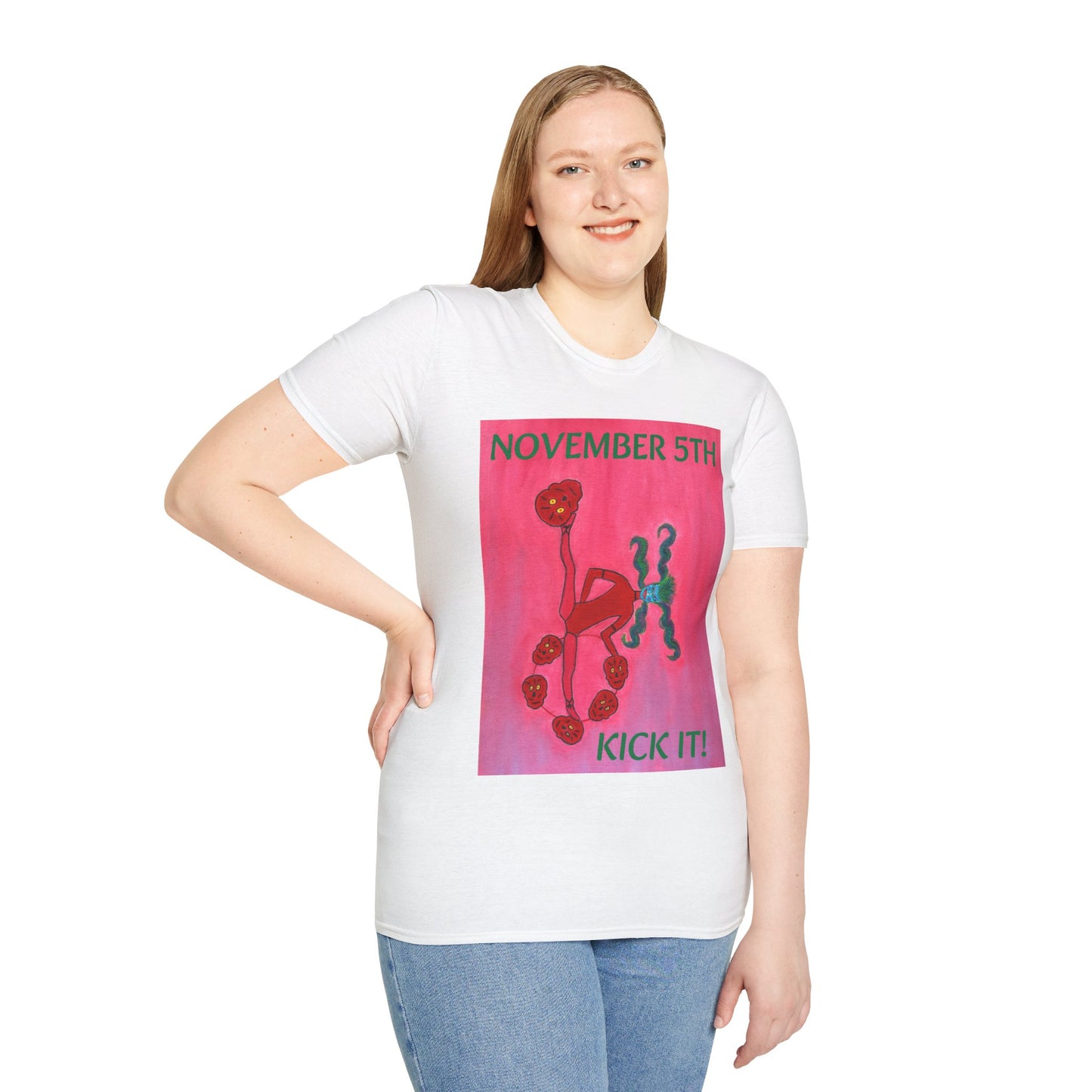 NOVEMBER 5TH "Kick Patriarchy To The Curb"  - Adult Unisex T Shirt