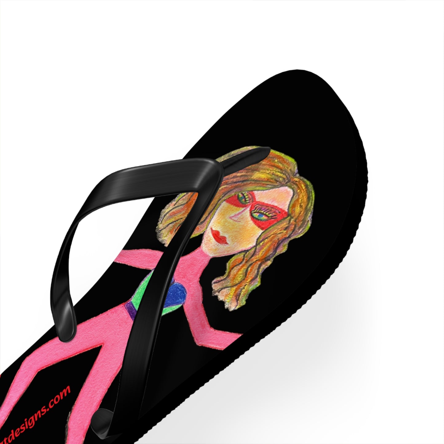 Super Heroine "PUSH" - Flip Flops (S)