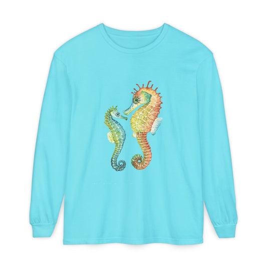 Seahorse - Summer, Summer, Summer -  Long Sleeve T-Shirt