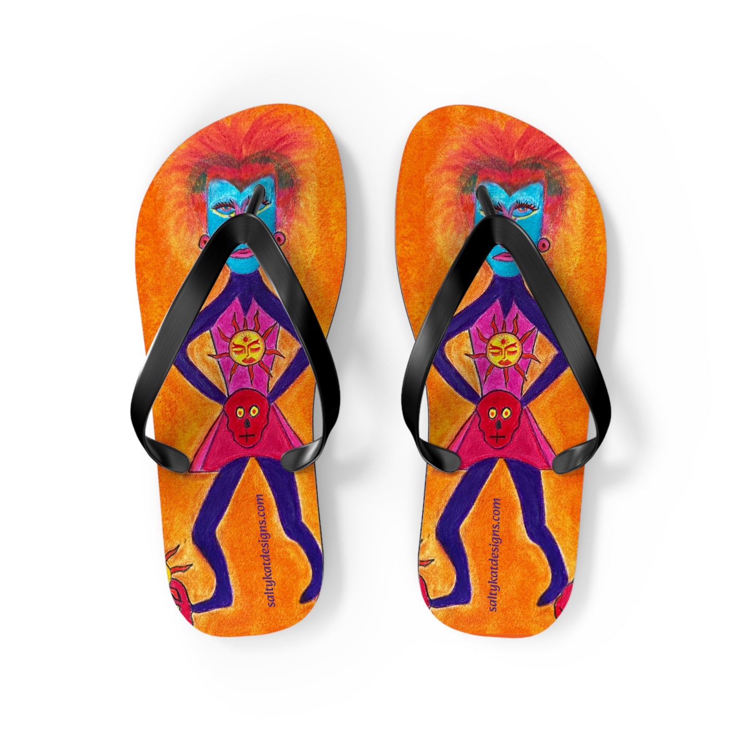 Super Heroine "Burst" - Flip Flops (M) 9-10