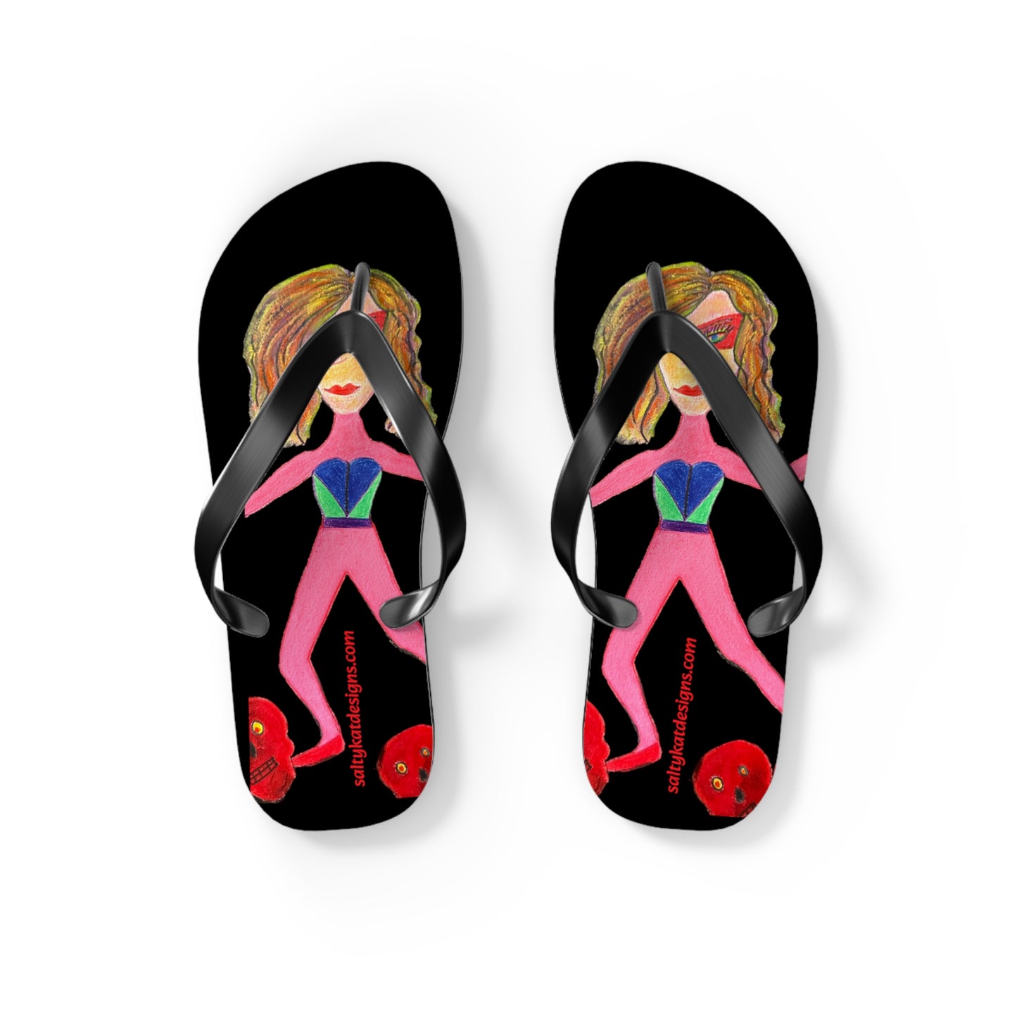 Super Heroine "PUSH" - Flip Flops (S)