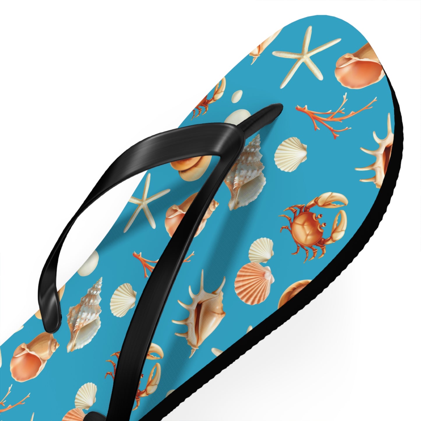 Sea Shells by the Seashore Flip Flops (L - 11/12 US)