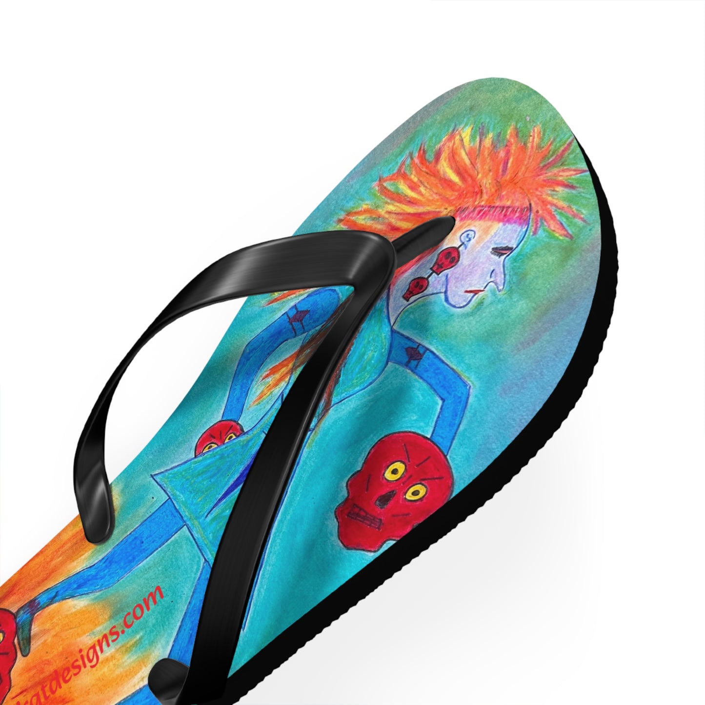 Super Heroine "Fire Walker" - Flip Flops (M)