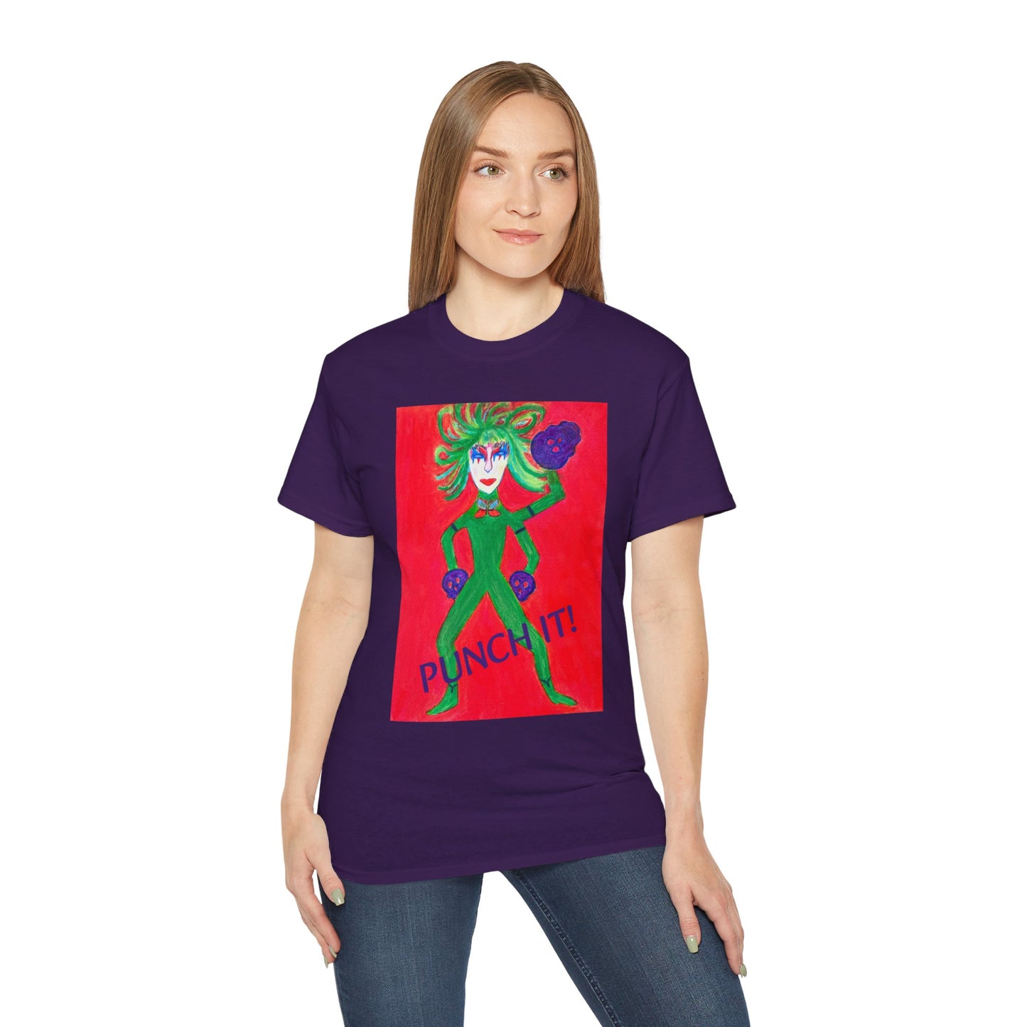 Girls With Grit "Punch It!" - Adult Unisex Ultra Cotton Tee