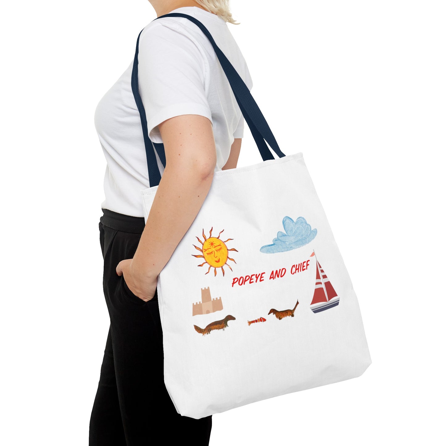 Popeye and Chief Tote Bag