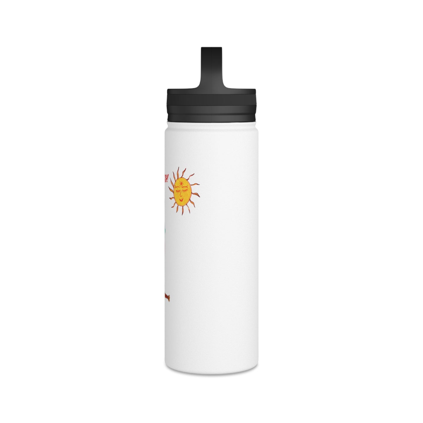 Salty Girls - "Fish!" - Stainless Steel Water Bottle, Handle Lid