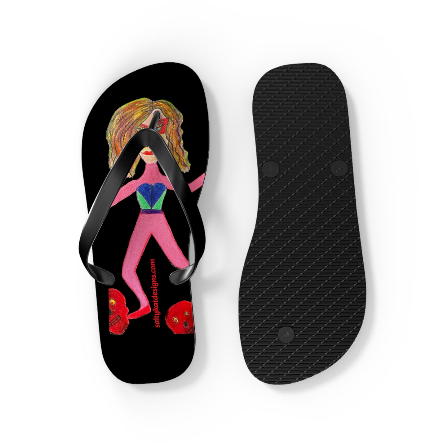 Super Heroine "PUSH" - Flip Flops (S)