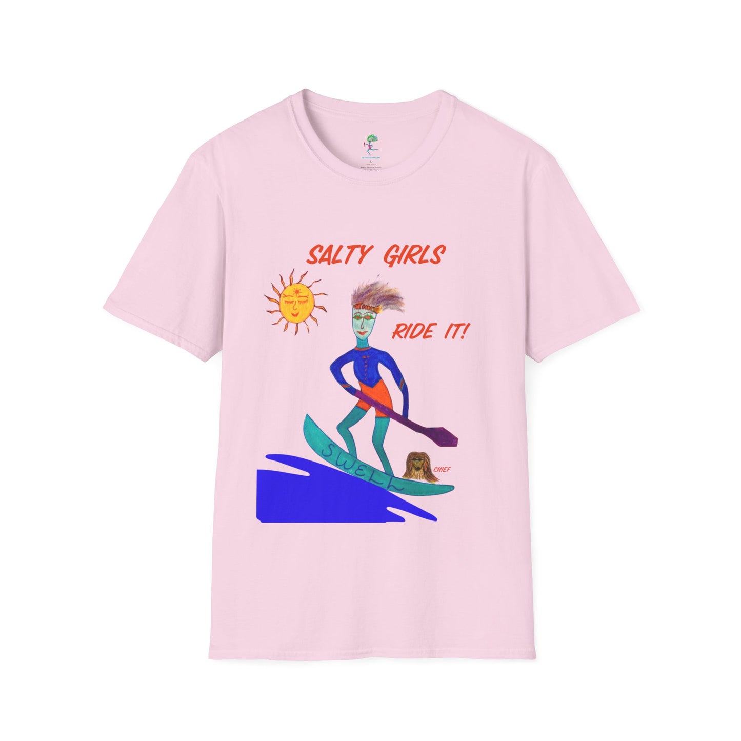 Salty Swell and Chief - "Ride it!" Adult Unisex T