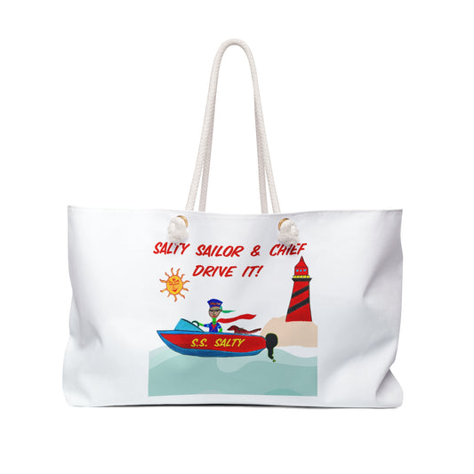 Salty Sailor and Chief - Beach/Boat Bag