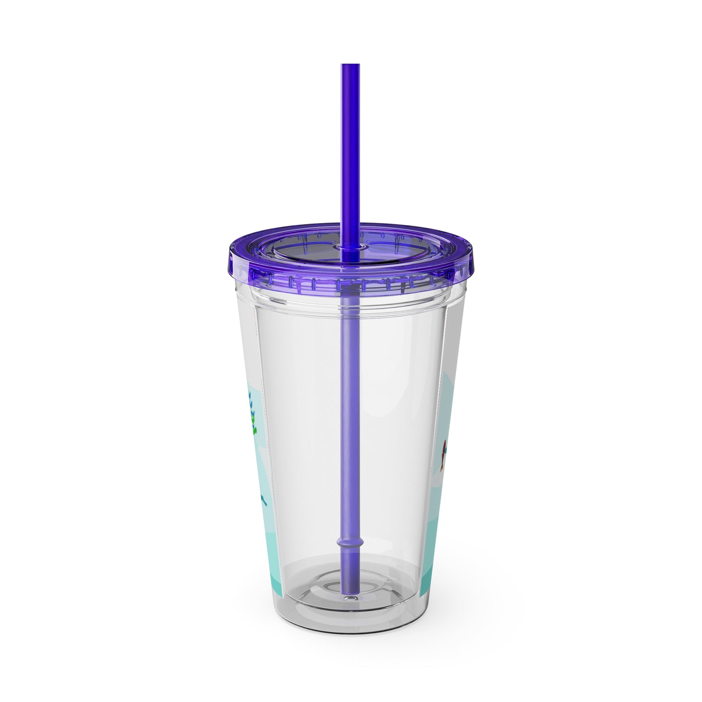 Salty Mer Girls - Sunsplash Tumbler with Straw, 16oz