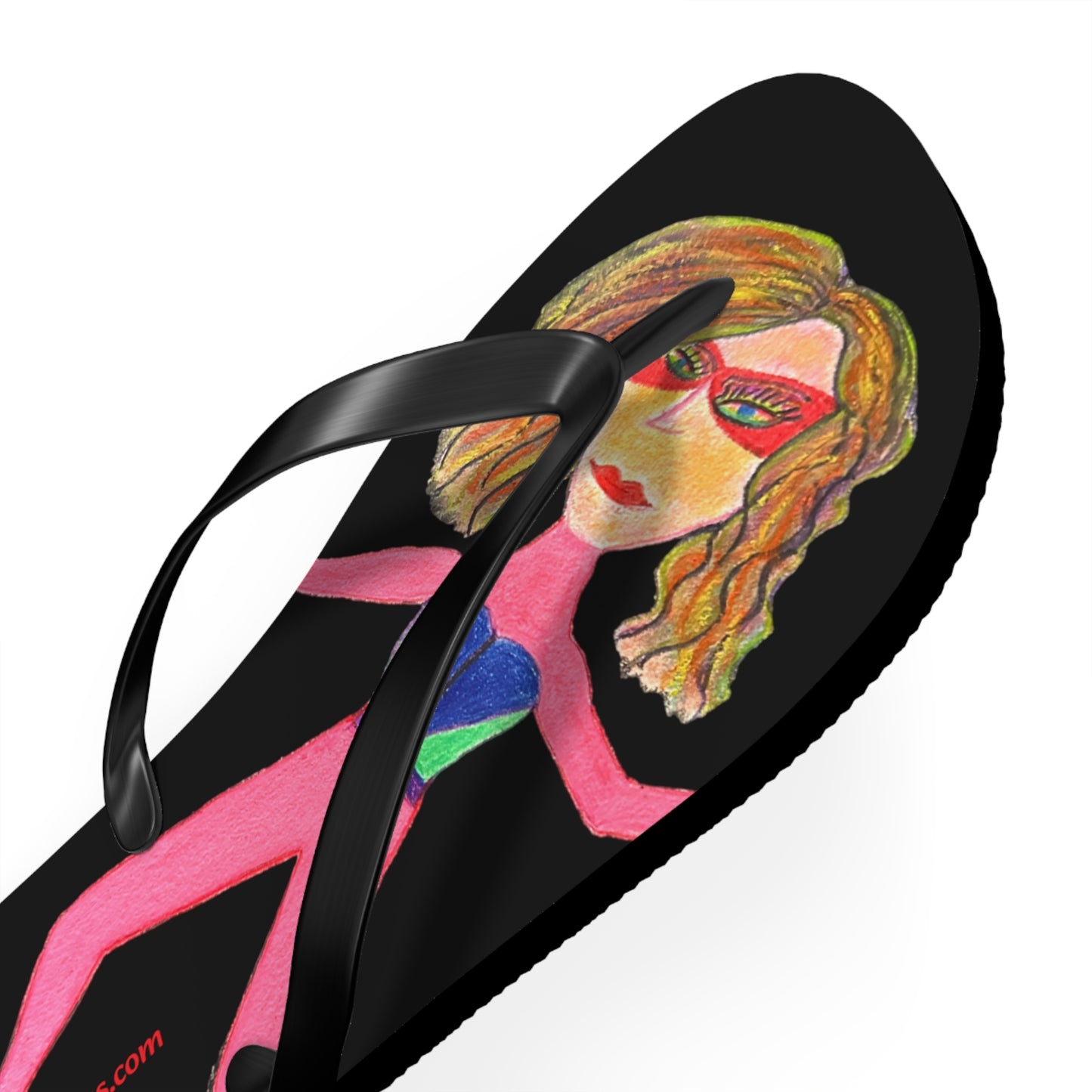 Super Heroine "PUSH" - Flip Flops (L) 11-12