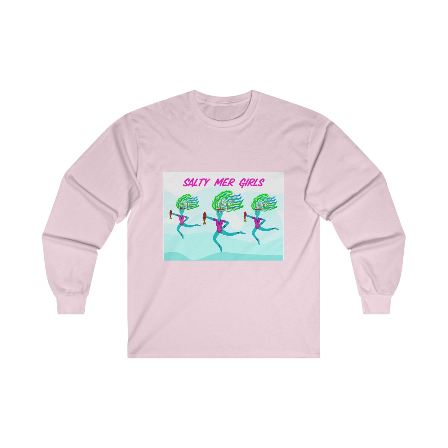 Salty Mer Girls Long Sleeve Adult Unisex T