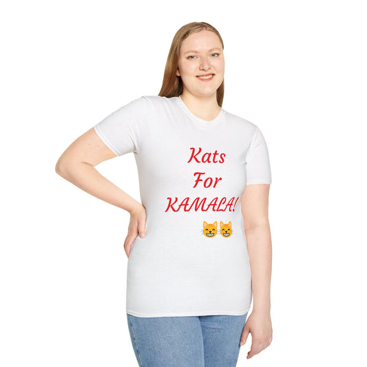 Kats For Kamala - Unisex Softstyle T-Shirt